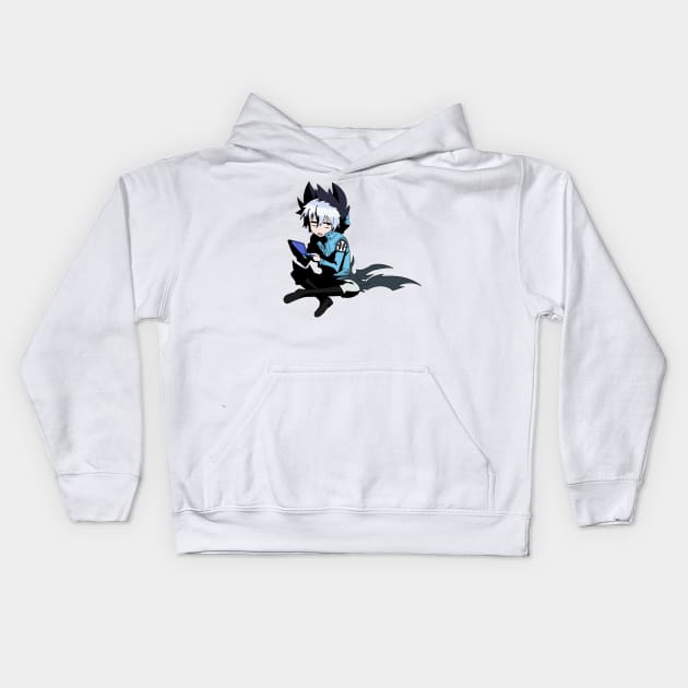 Servamp Kuro Sleepy Ash Vampire Sit Kids Hoodie by oneskyoneland